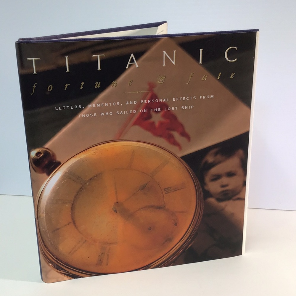 Titanic Fortune & Fate Book - Black and Gold Cover